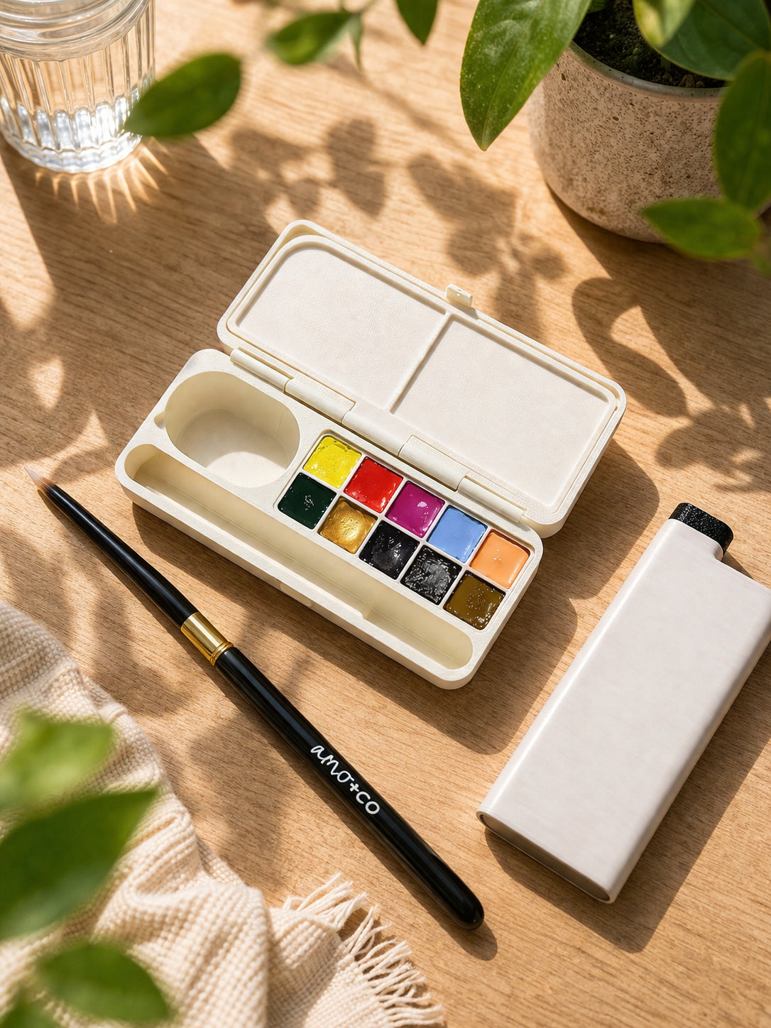 Breathe Travel Watercolour Palette — amo+co