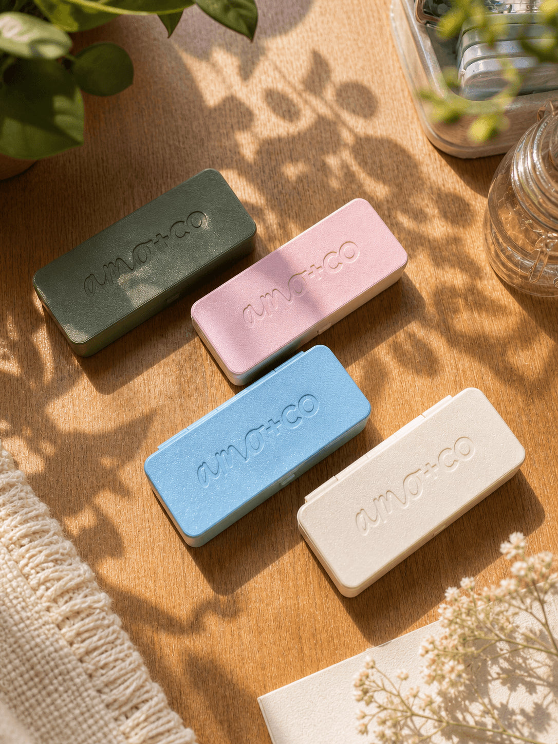 Breathe palette in all four colours